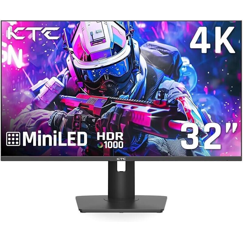 Immersive Gaming with KTC 32-inch 4K 144hz Mini LED Monitor