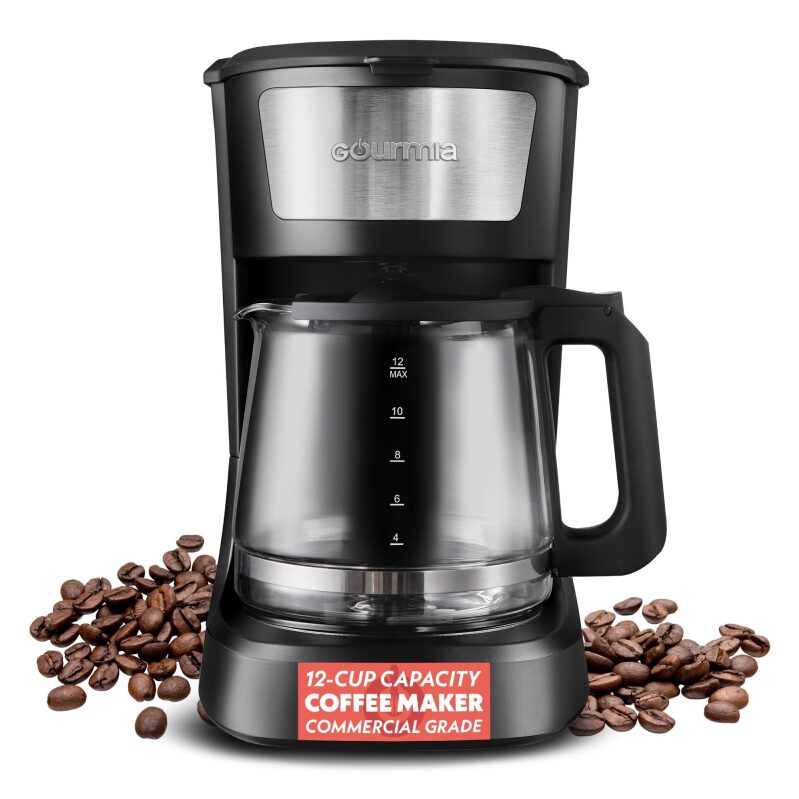 Gourmia 12 Cup One-Touch Coffee Maker GCM3282 - Efficient and Convenient