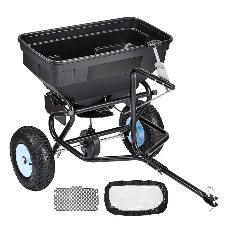 High-Efficiency Tow Behind Broadcast Spreader for Lawns