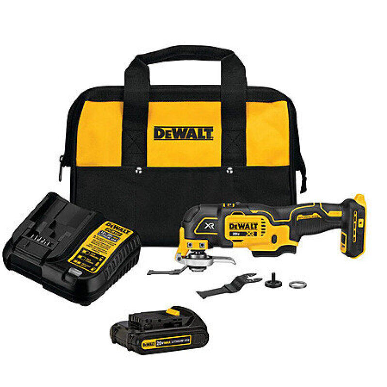 DeWalt DCS356C1 Oscillating Multi-Tool Kit: 20V MAX Brushless Motor