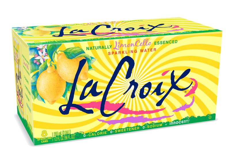 8-Pack La Croix Sparkling Water, LimonCello, 12oz