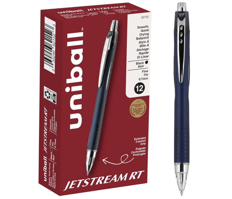 Uniball Jetstream RT Black Pens - Premium Writing Experience