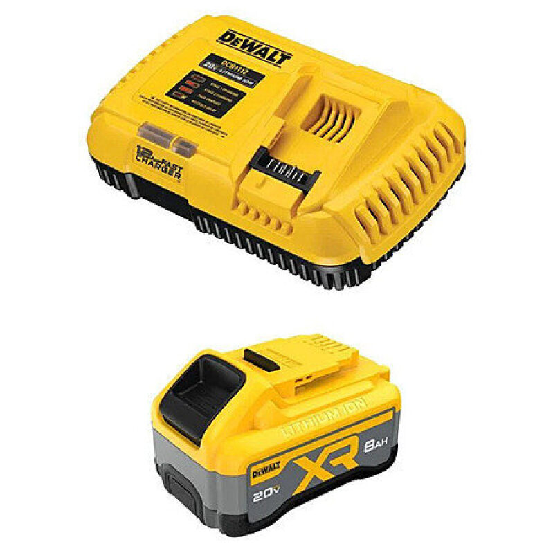 DeWalt 20V 8 Ah Battery Lithium-ion and Charger Deal