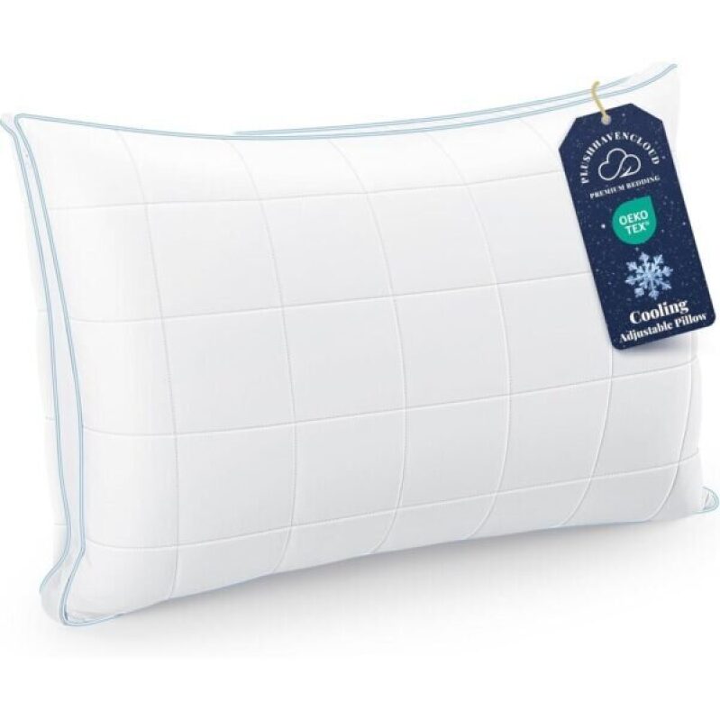 PlushHavenCloud 3-in-1 Adjustable Cooling Pillow -50% Discount