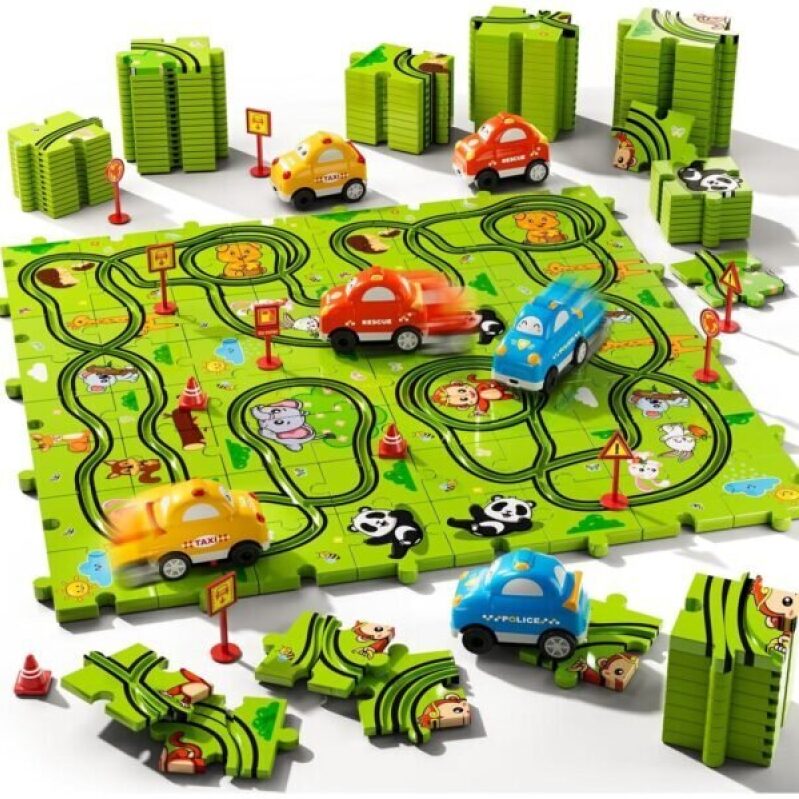 Beby Buty 64PCS Children's Race Car Set - Save 63%