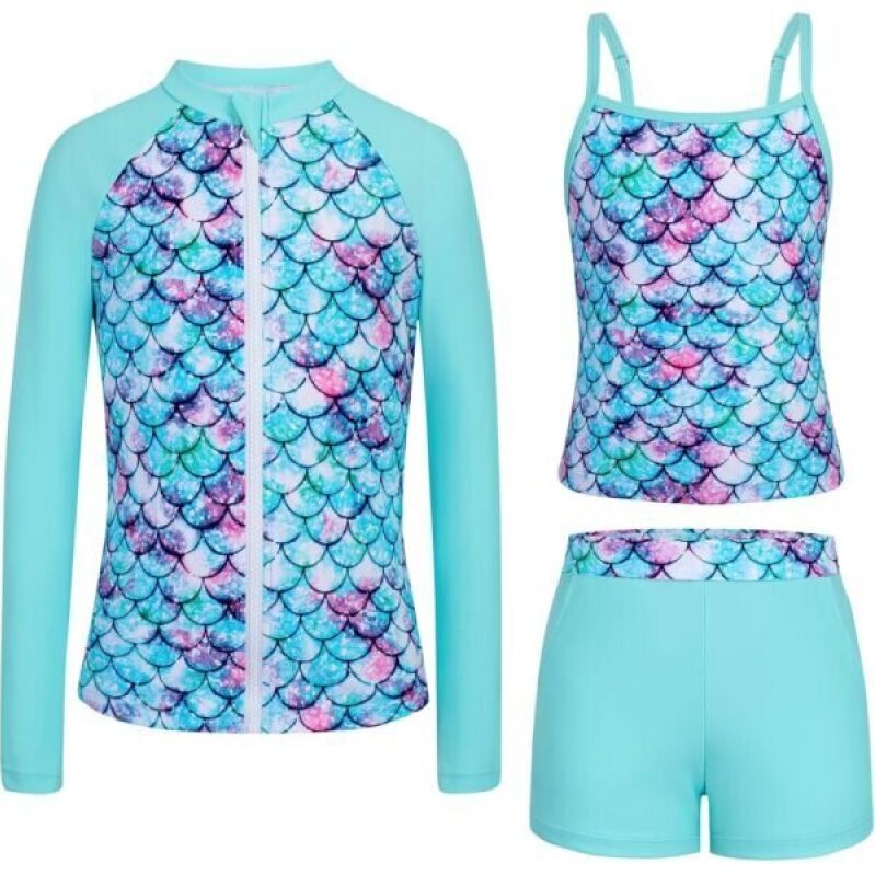 Mermaid-Inspired Swimsuit for Girls - 40% Off