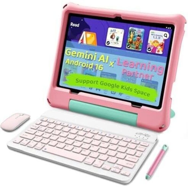 Gemini 10-Inch Kids Tablet - 30G + 64G, 8-Core, Android 16 - 51% OFF