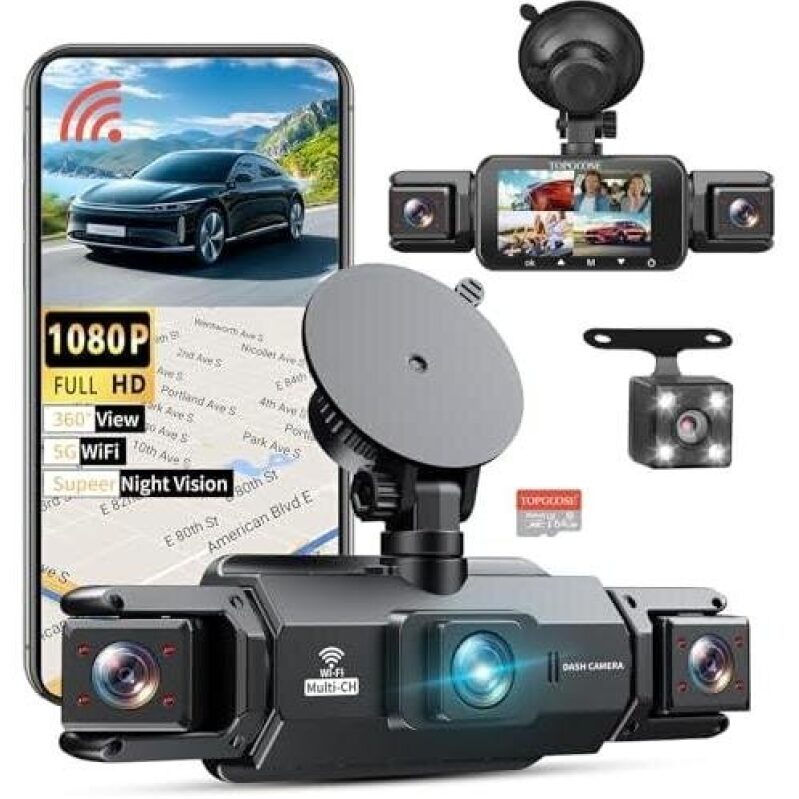 360° Car Dash Cam with Night Vision - 50% Discount