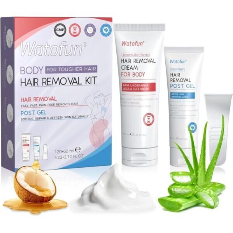 Watofun Hair Removal Kit - Effective Solution for Tough Body Hair