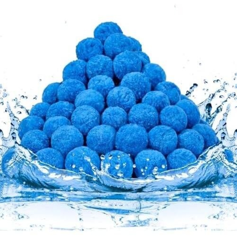Reusable Blue Pool Filter Balls - 4.8 lbs, 48% Off