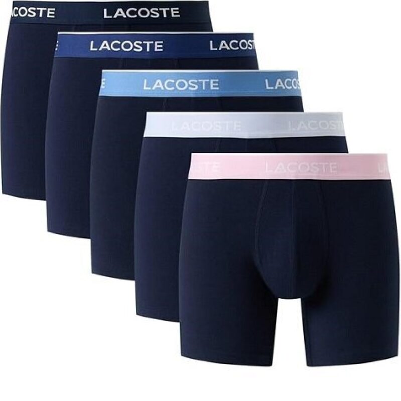 Lacoste Men's Crocodile 5-Pack Shorts - Premium Comfort at a Great Price