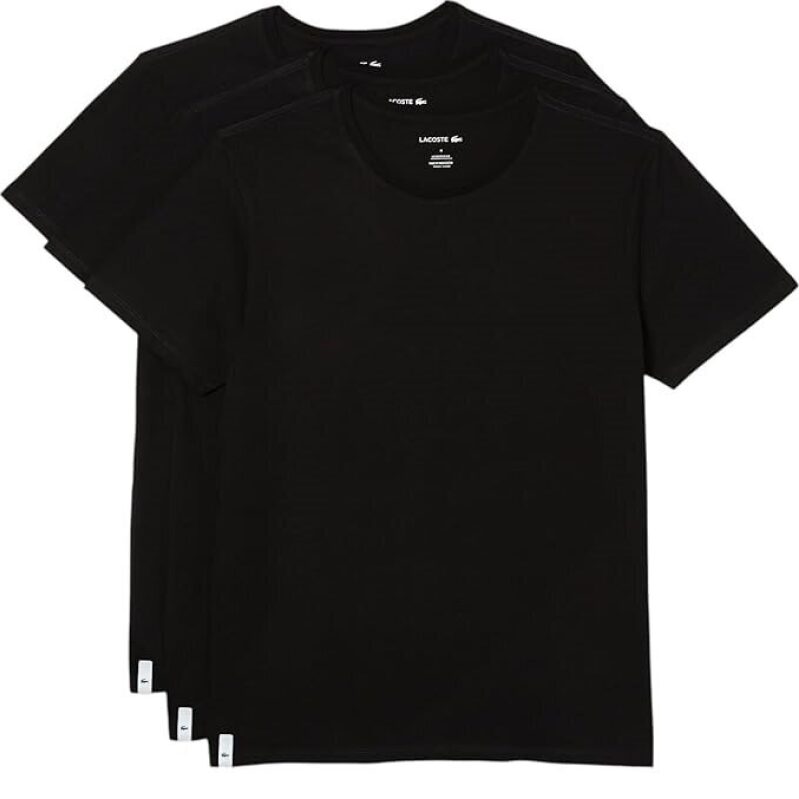 Lacoste Men's Cotton Crewneck T-Shirts, 3-Pack, Now $25.70
