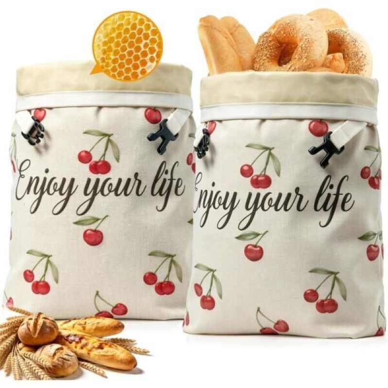 Beeswax Bread Bags - Eco-Friendly, Durable, and Stylish