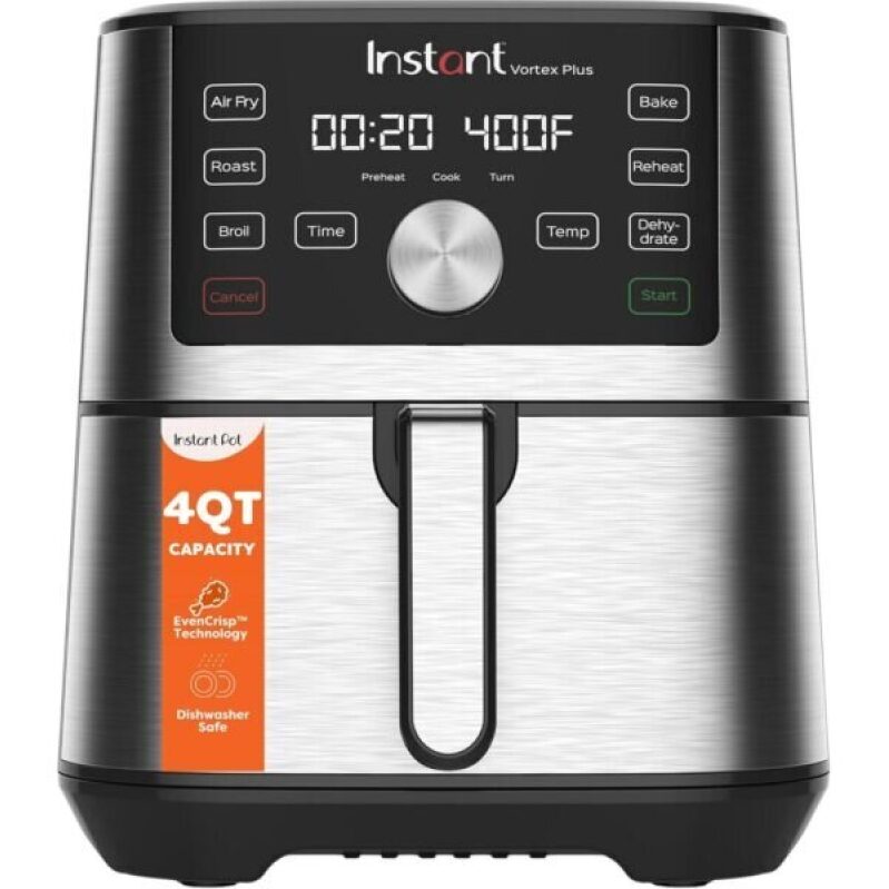 Instant Pot 4QT Vortex Plus 6-in-1 Mini Air Fryer with Custom Program Options