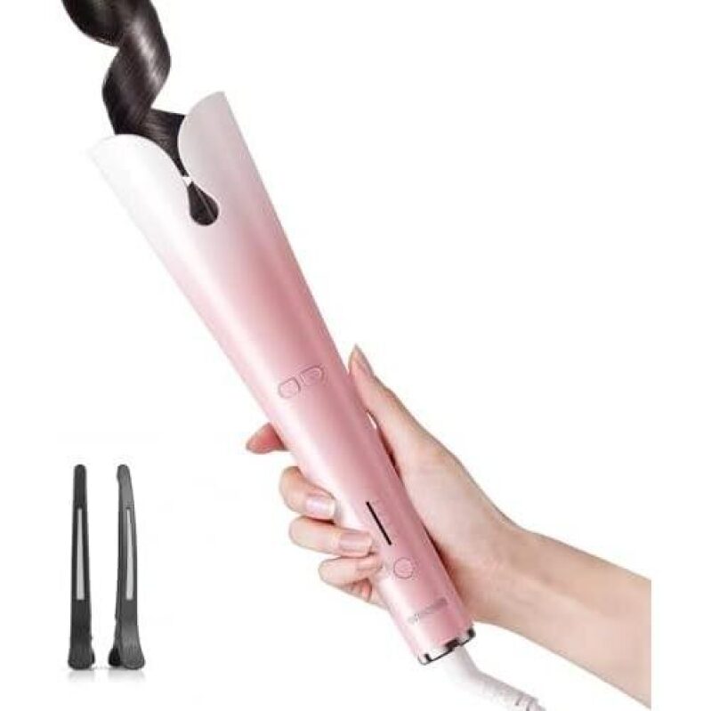 Beginner-Friendly Automatic Curling Iron with 50% Discount