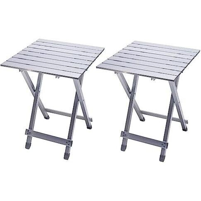Lightweight Aluminum Folding Picnic Table (18.5 Inches/Multi-Scene) 39% OFF