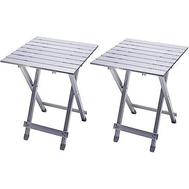 Lightweight Aluminum Folding Picnic Table (18.5 Inches/Multi-Scene) 39% OFF