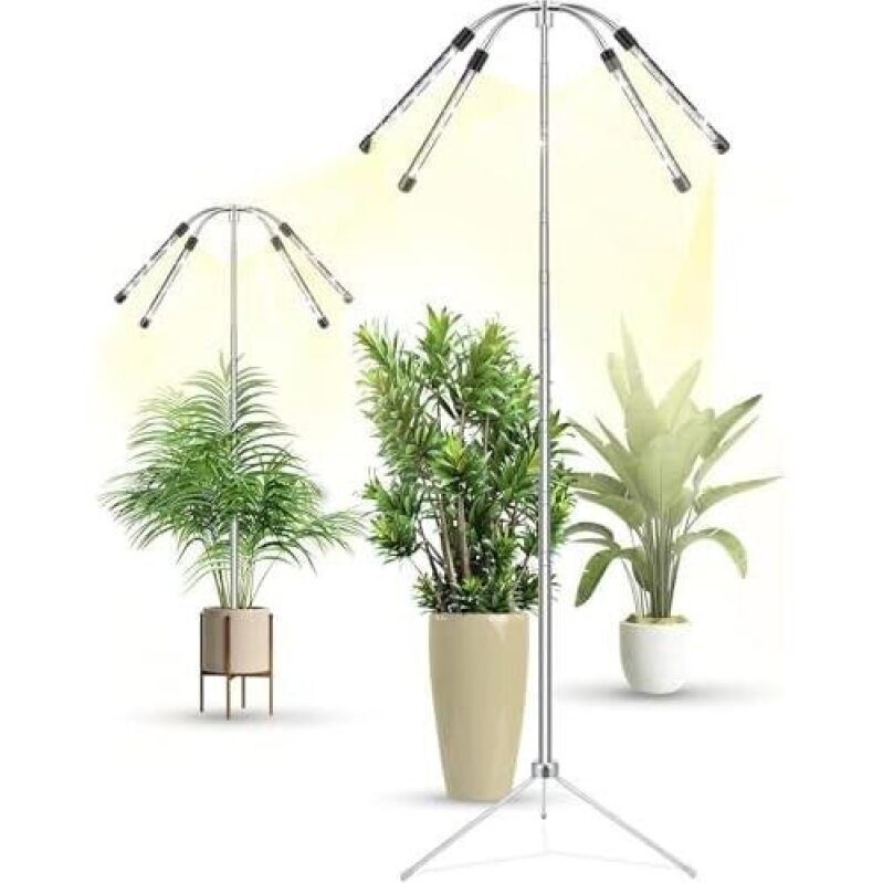 Full Spectrum Adjustable Grow Light for Plants - 75% Discount