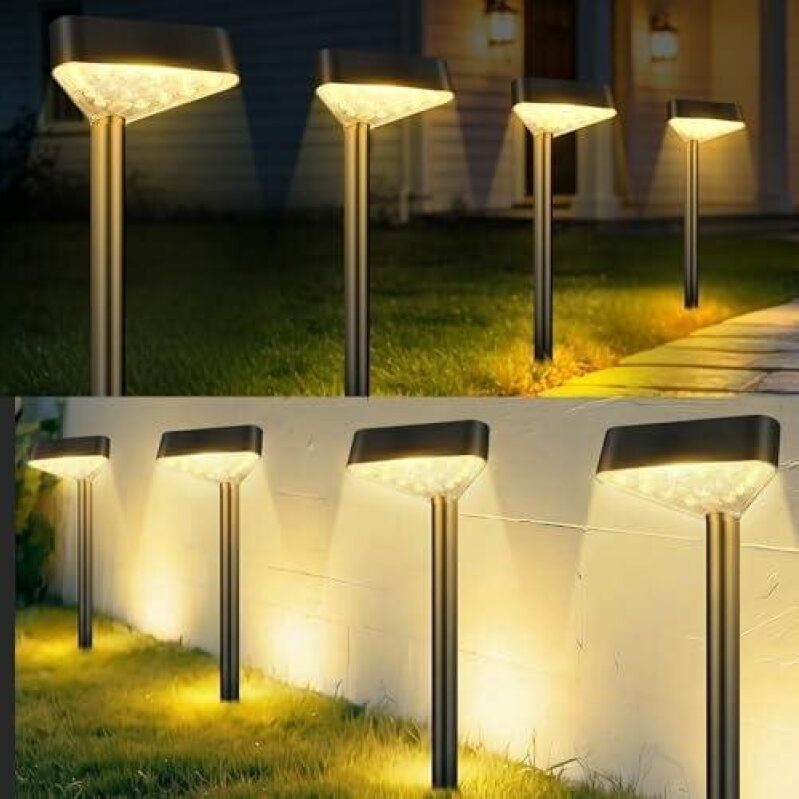 8-Piece Solar Garden Lights - 50% OFF