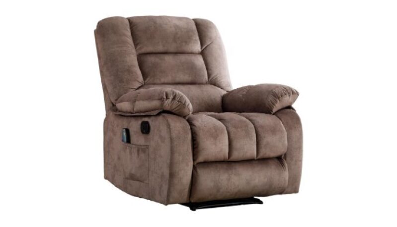 EBELLO Massage Recliner Chairs with Heat & Massage - Overstuffed Recliner Chair