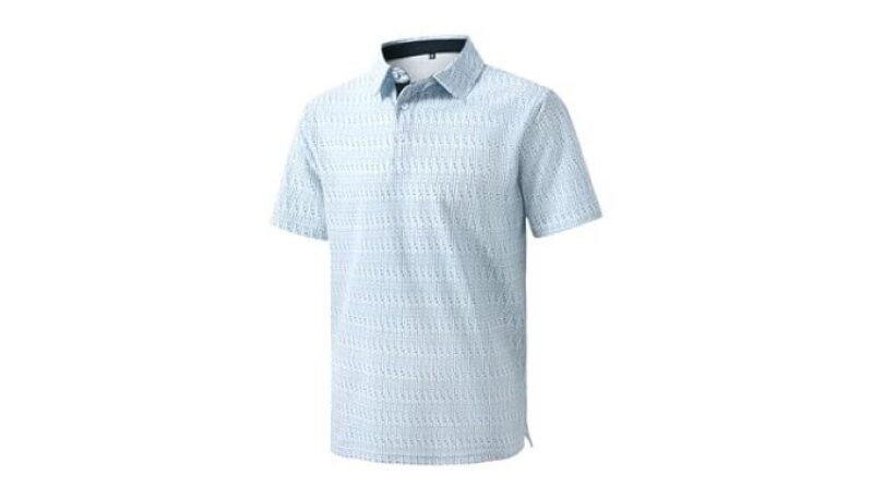 JEMLDL Men's Dry Fit Golf Polo Shirts - Summer Short Sleeve