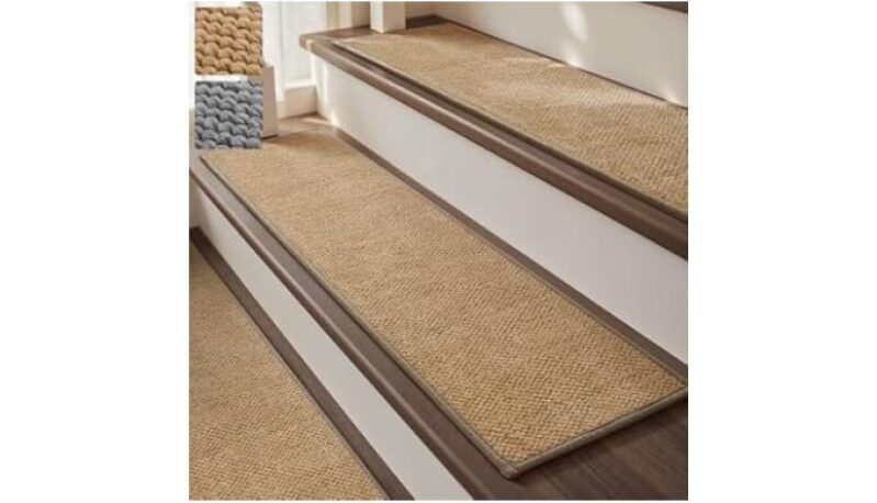 PADOOR Tufted Stair Treads for Wooden Steps 15PC