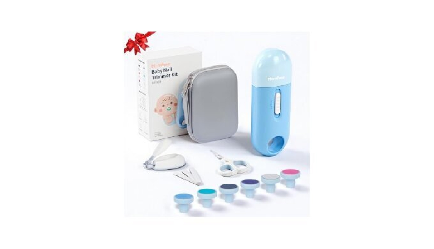 4-in-1 Electric Baby Nail Trimmer Kit - Safe & Gentle Baby Nail Care