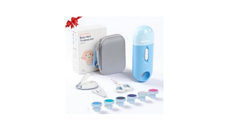 4-in-1 Electric Baby Nail Trimmer Kit - Safe & Gentle Baby Nail Care