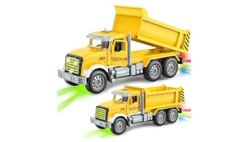 Light Up Dump Truck & Excavator Toys for Toddlers - Ultimate Playtime Value