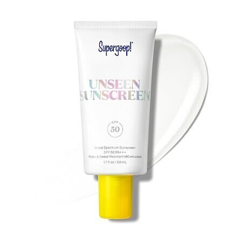 Supergoop! Unseen Sunscreen - Clear & Invisible Face Sunscreen, SPF 50