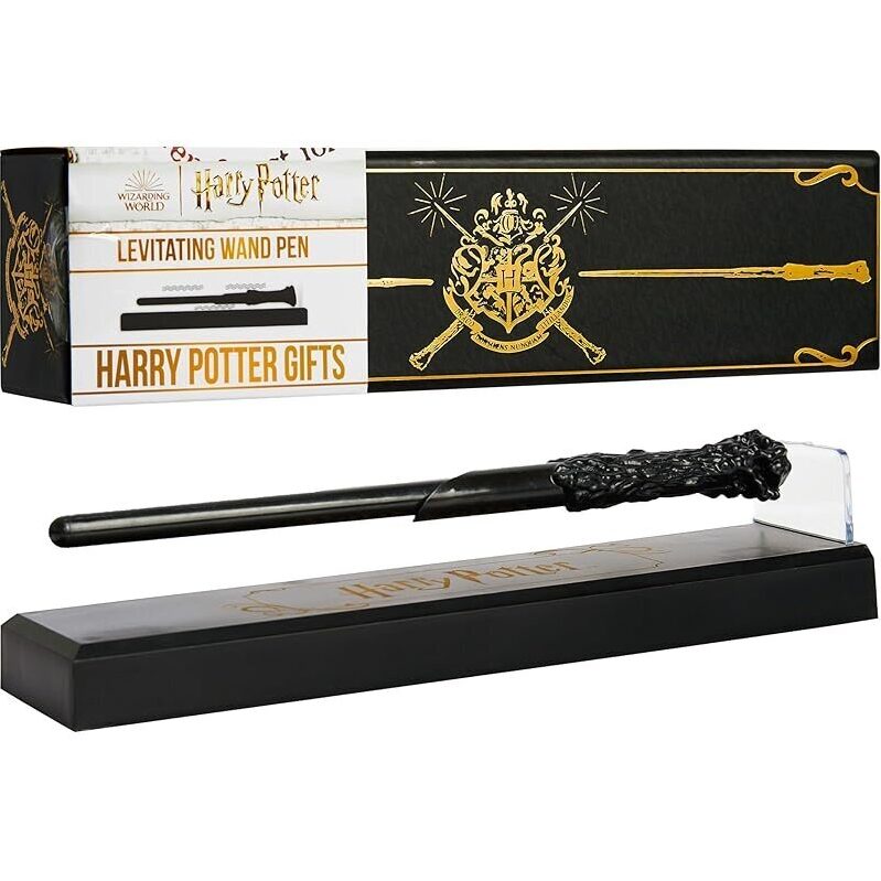 Harry Potter Floating Wand Pen with Magnetic Stand - Collectible Gift for Fans