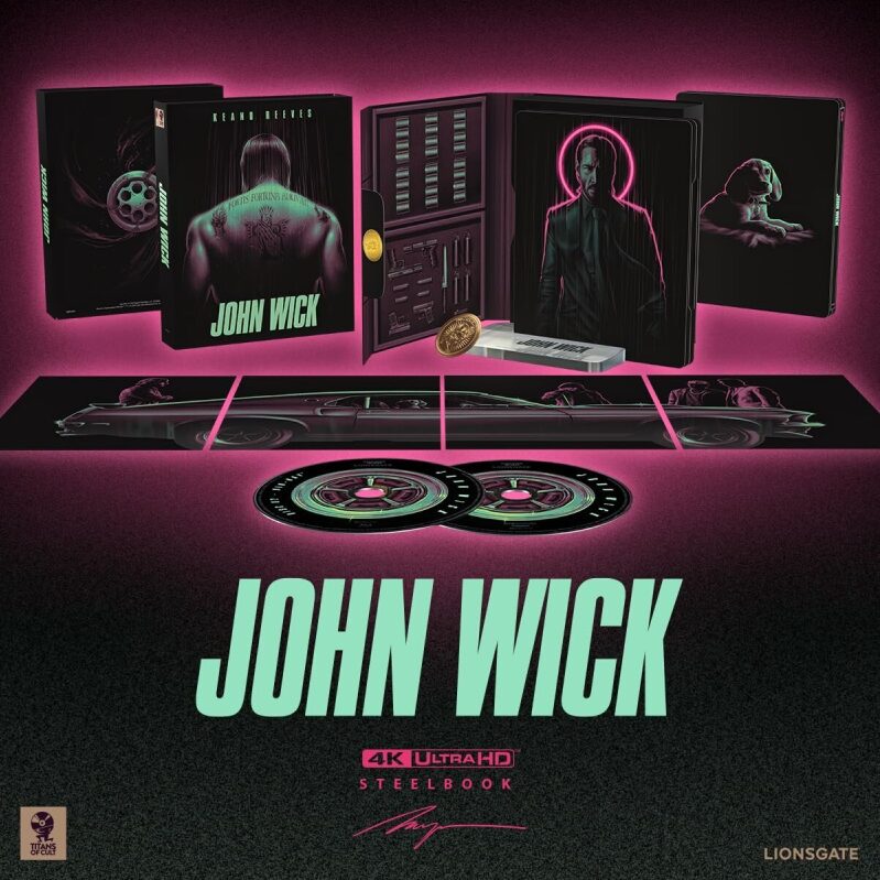John Wick Titans of Cult Steelbook 4K UHD + Blu-ray + Digital