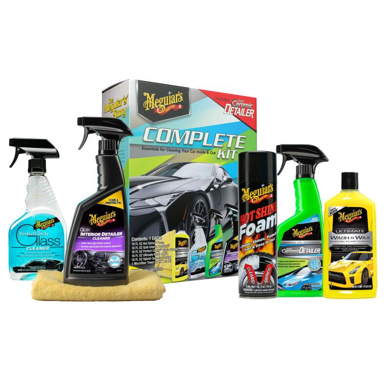 Meguiar's Complete Car Care Kit - Ultimate Vehicle Care Solution