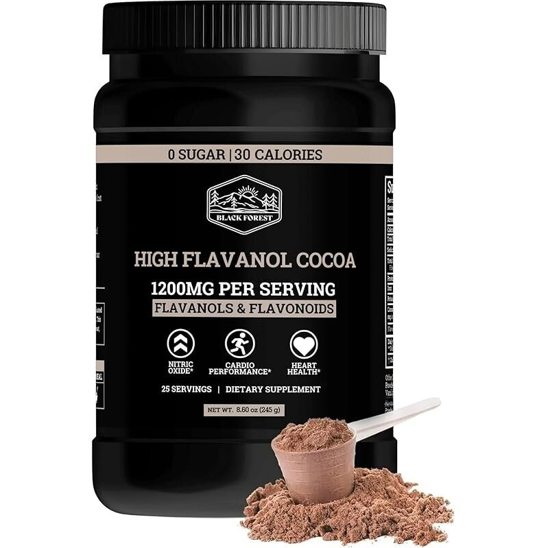 High Flavanol Cocoa Powder 8.6oz - Muscle & Heart Health Boost