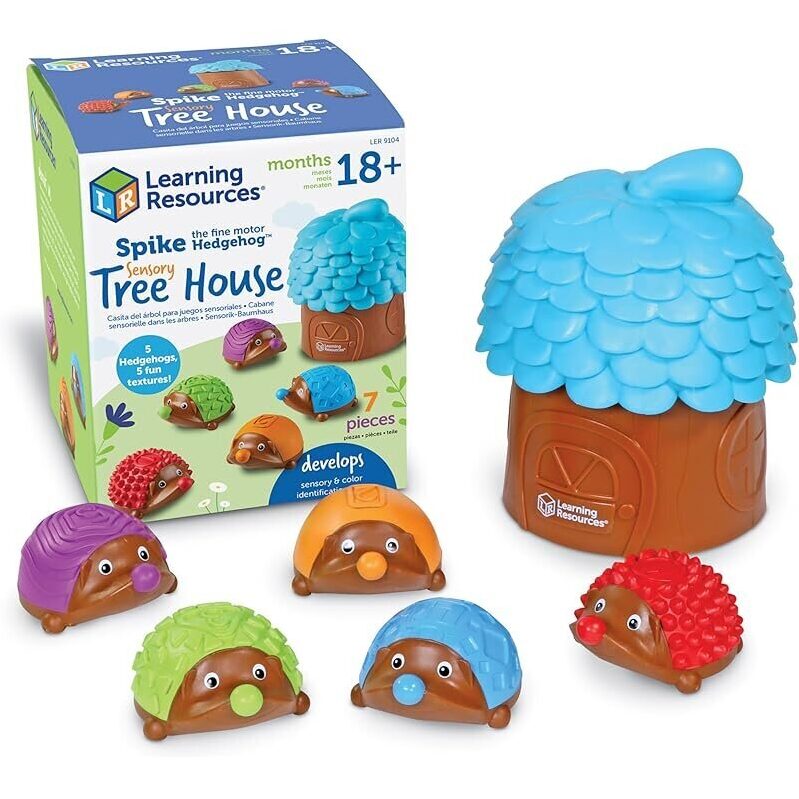 Spike the Fine Motor Hedgehog Sensory Tree House - Perfect for Preschool Fine Motor Skills