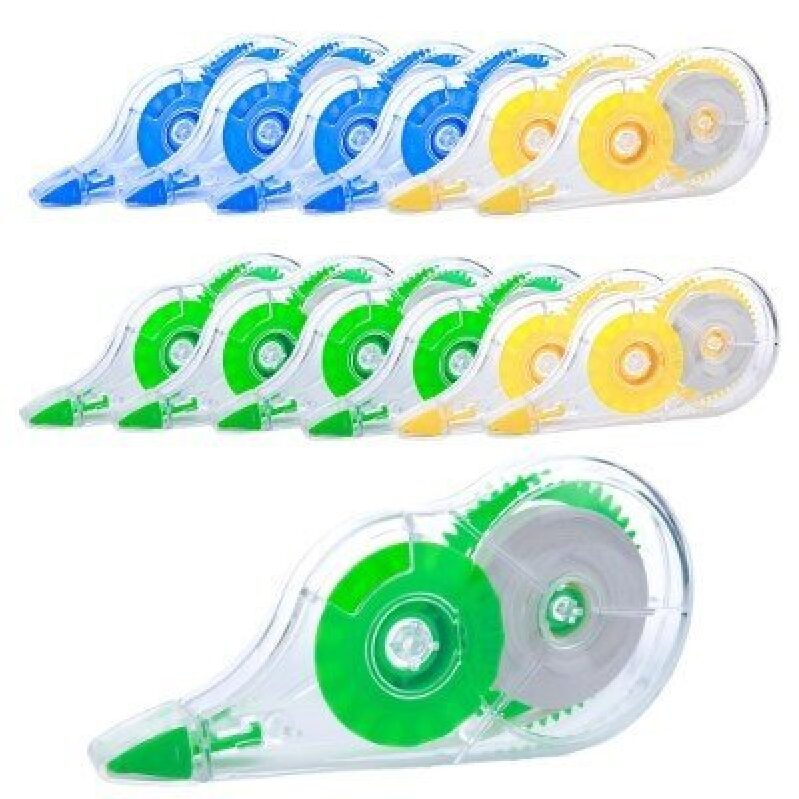 Jovanssen Correction Tapes - 12-Pack Multicolor