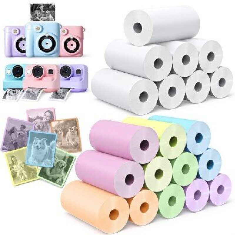 Affheny Kids Instant Camera Thermal Paper - 20 Rolls