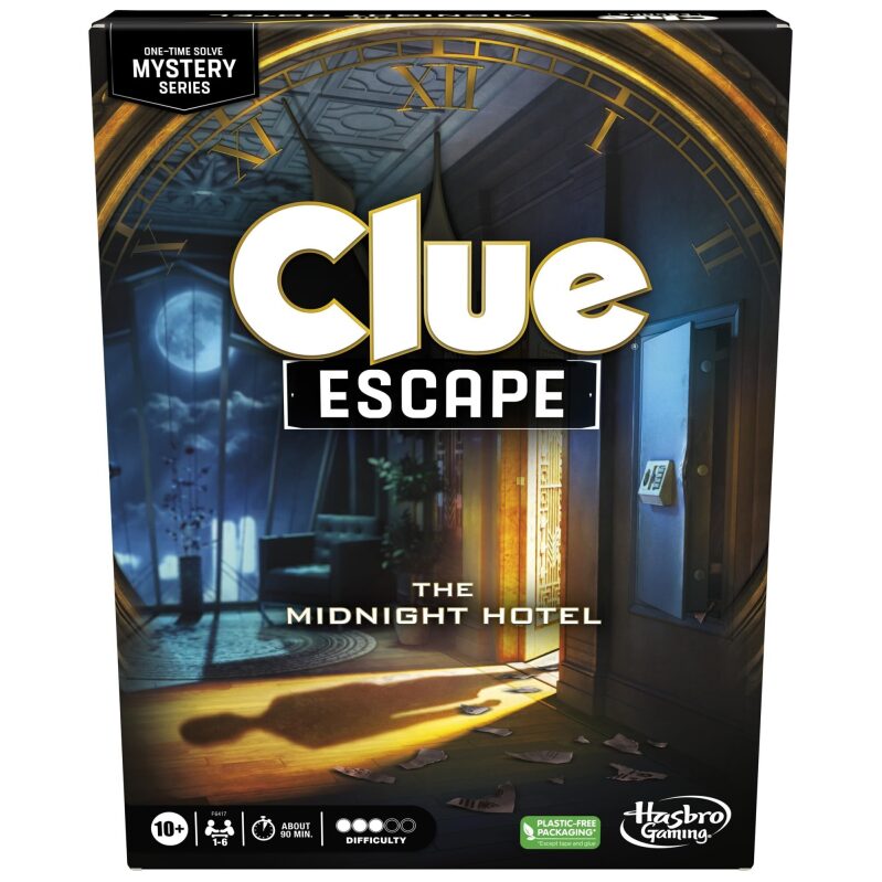 Clue Escape: The Midnight Hotel Board Game - Engaging Mystery Adventure