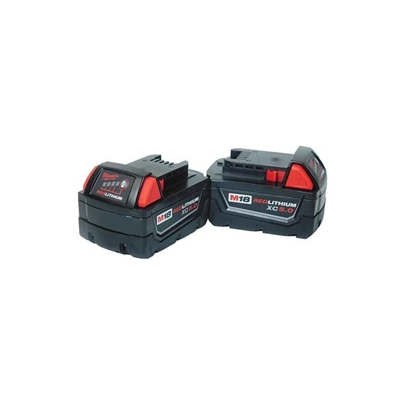 Milwaukee M18 RedLithium XC 5.0Ah Battery - 2-Pack Deal