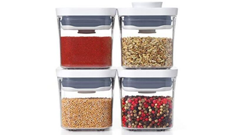 OXO Good Grips 4-Piece Mini POP Container Set for Spices and Herbs