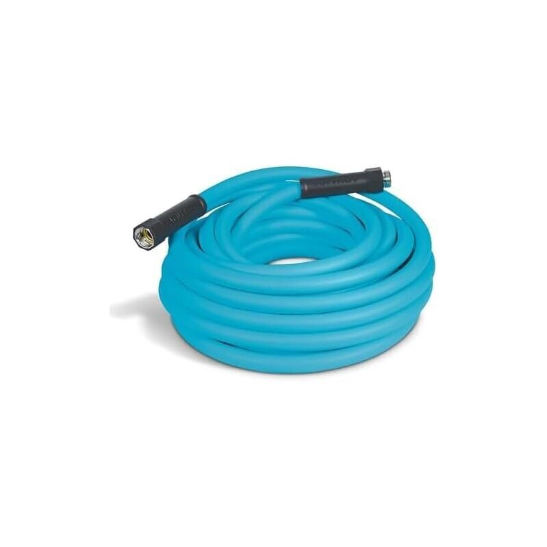 Aqua Joe 50ft Hybrid Polymer Garden Hose - Durable & BPA-Free
