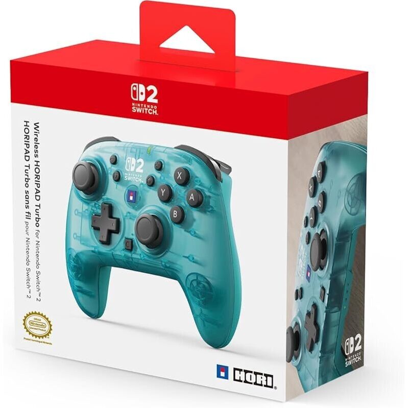 HORI Wireless HORIPAD Turbo for Nintendo Switch 2 - Aqua