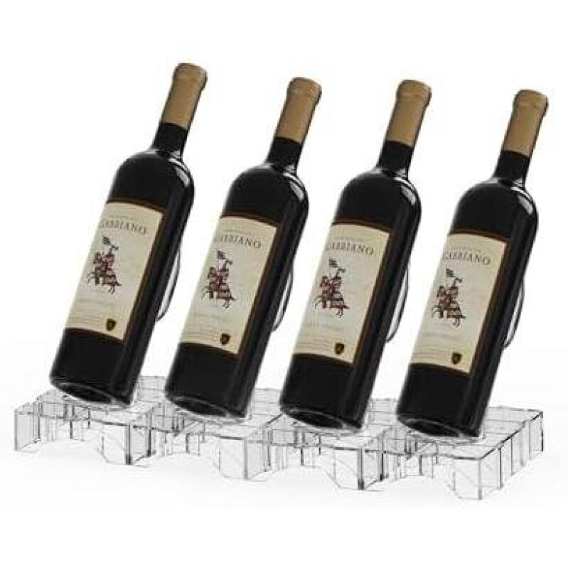 Acrylic Wine Rack for Countertops - 4 Bottles - 49% OFF