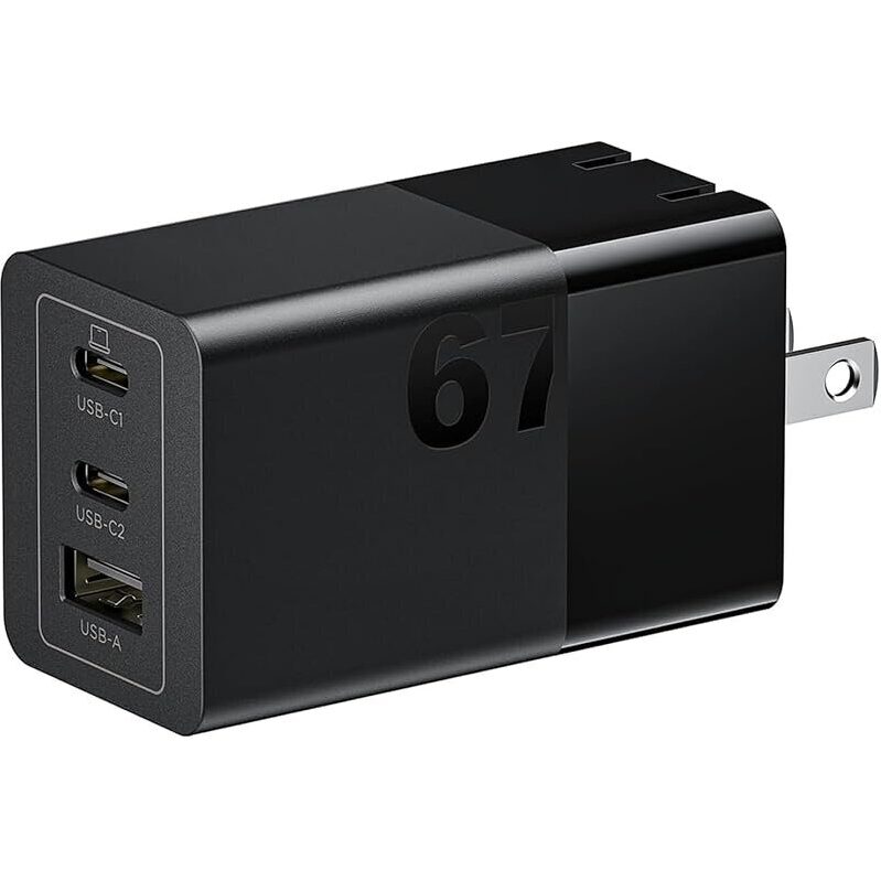 Lenovo 67W USB-C Charger 3-Port Fast Charging - Ideal for MacBook Pro M3 Pro