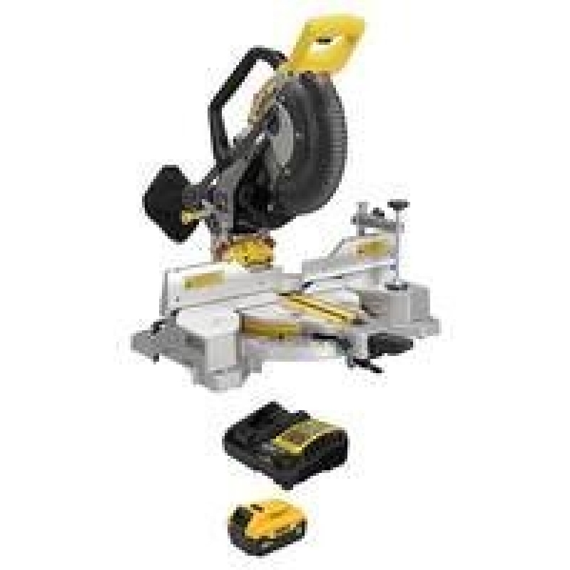 DEWALT 20V MAX XR Lithium-Ion Cordless 10 in. Dual Bevel Miter Saw
