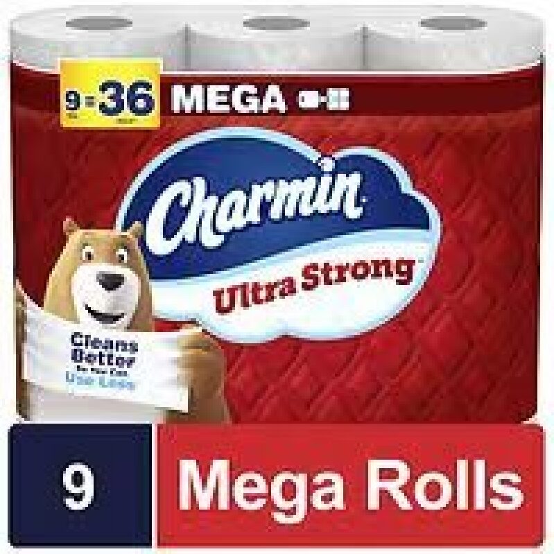 Charmin Ultra Strong 9-Pack Mega Rolls: Premium Toilet Paper
