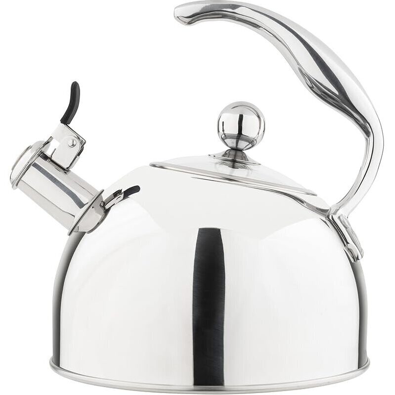Viking 3-Ply Stainless Steel Tea Kettle with Lid - Efficient Boiling