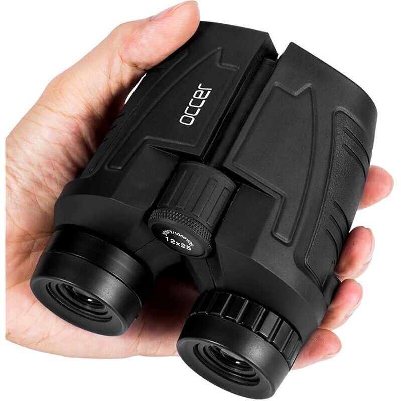 Occer 12x25 Compact Binoculars for Adults - Ideal for Outdoor Adventures