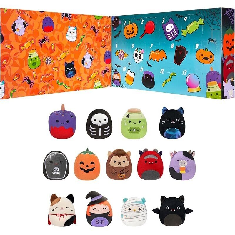 13-Pk Squishmallows Halloween Countdown Calendar - Original Micromallows