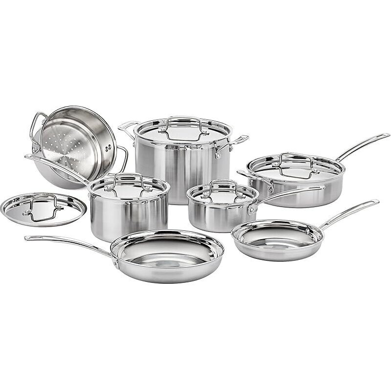 Top-tier 12-Piece MultiClad Pro Pots and Pans Set for Serious Cooks